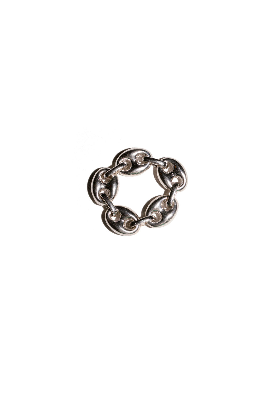 Silver Large Brizo Chain Ring
