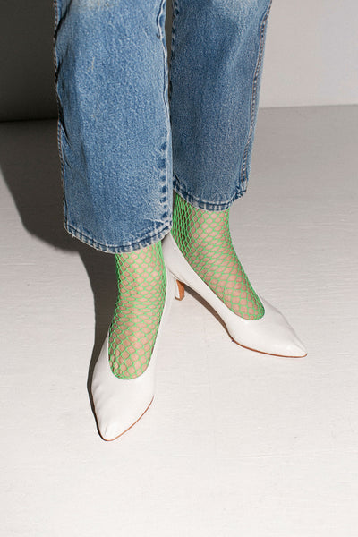 Emerald Green Fishnet Socks