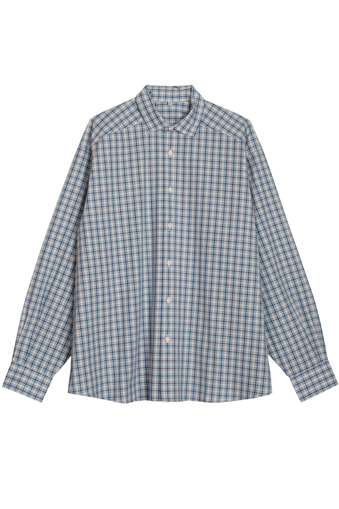 Baserange - Blue Check Claude Shirt – BONA DRAG