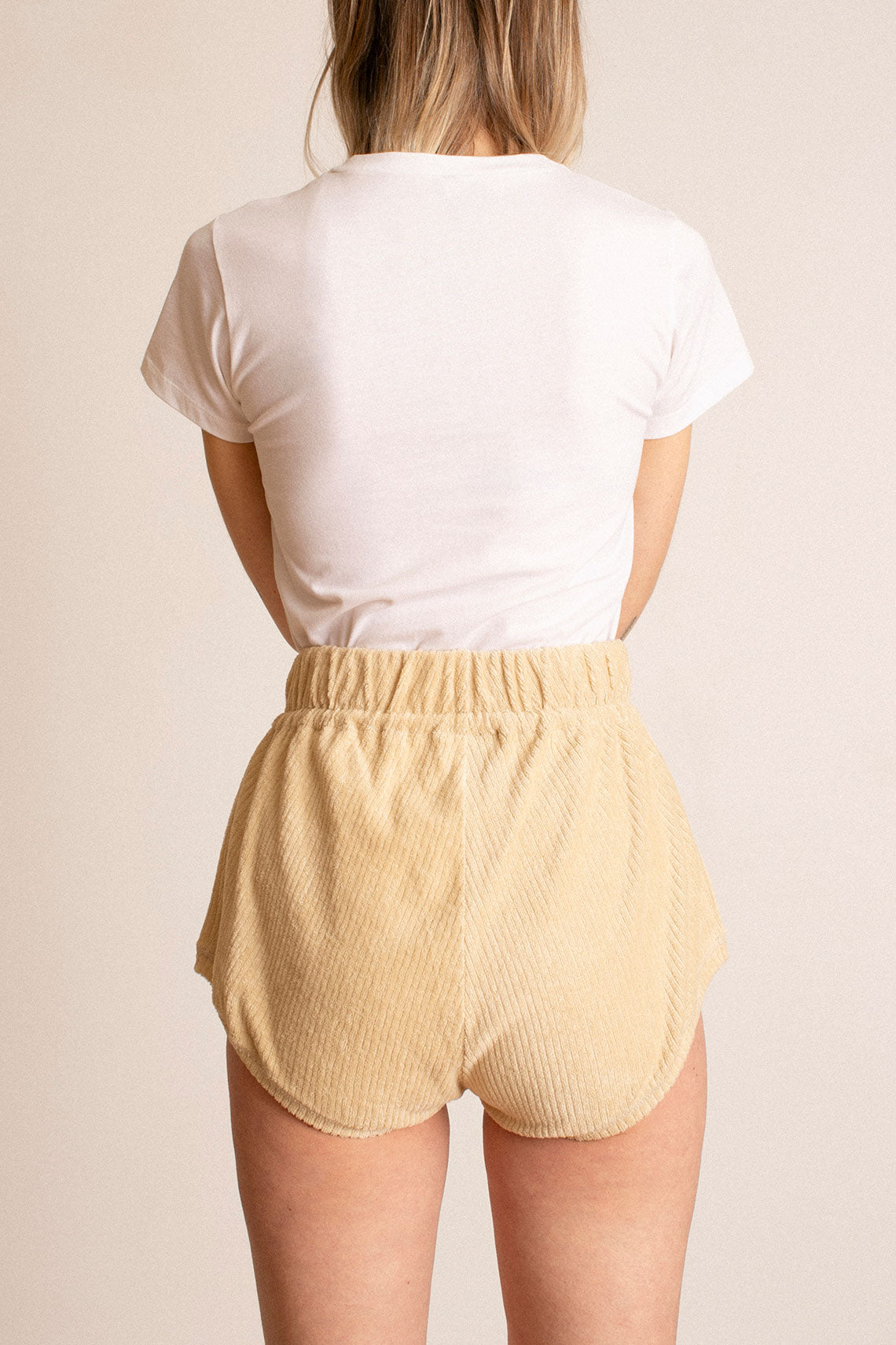 Beige Pose Shorts