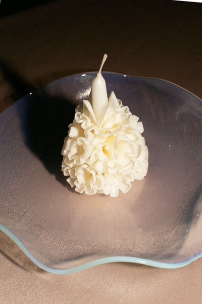 Ivory Mini Pom Candle