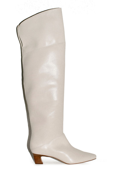 Cream Deluca Overknee Boot
