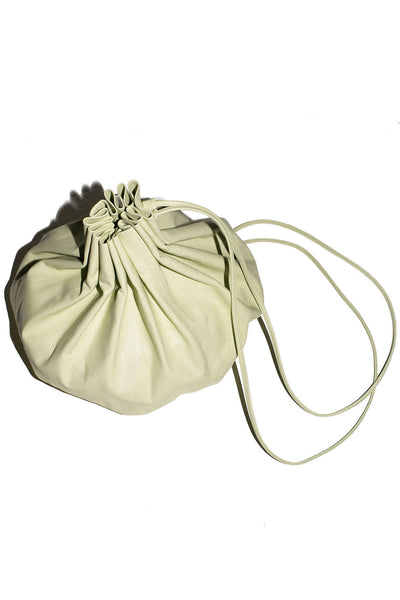Mint Pleated Balloon Bag