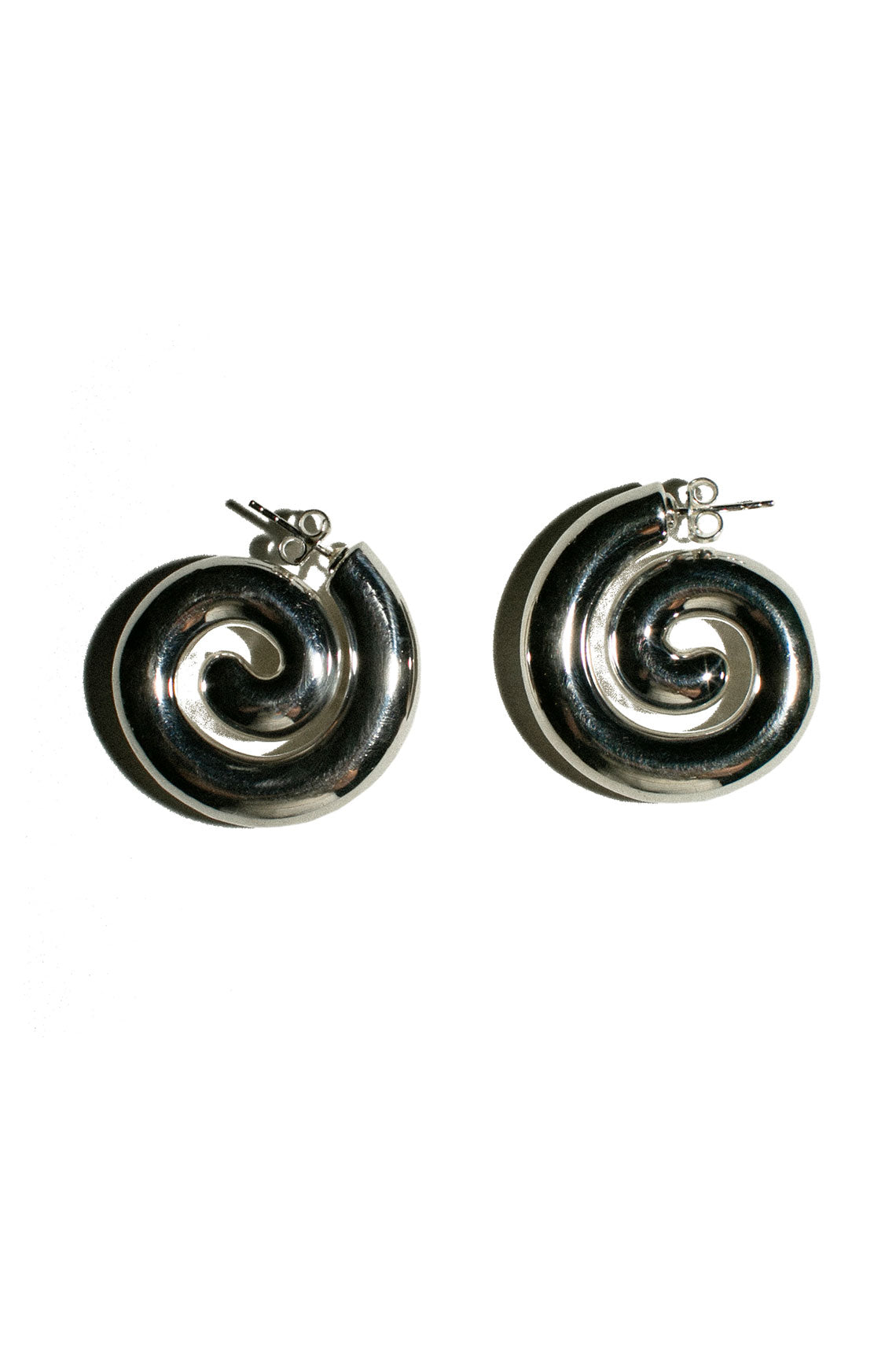 Women's 925 Sterling Silver Plated Bead Ball Twist Spiral Drop Dangle Hook Earrings – #E84