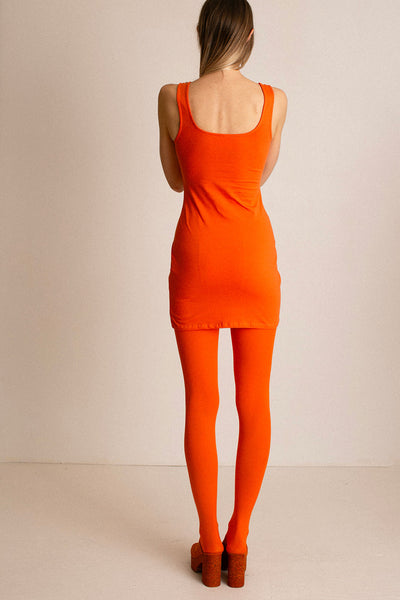 Orange Sfera Mini Dress
