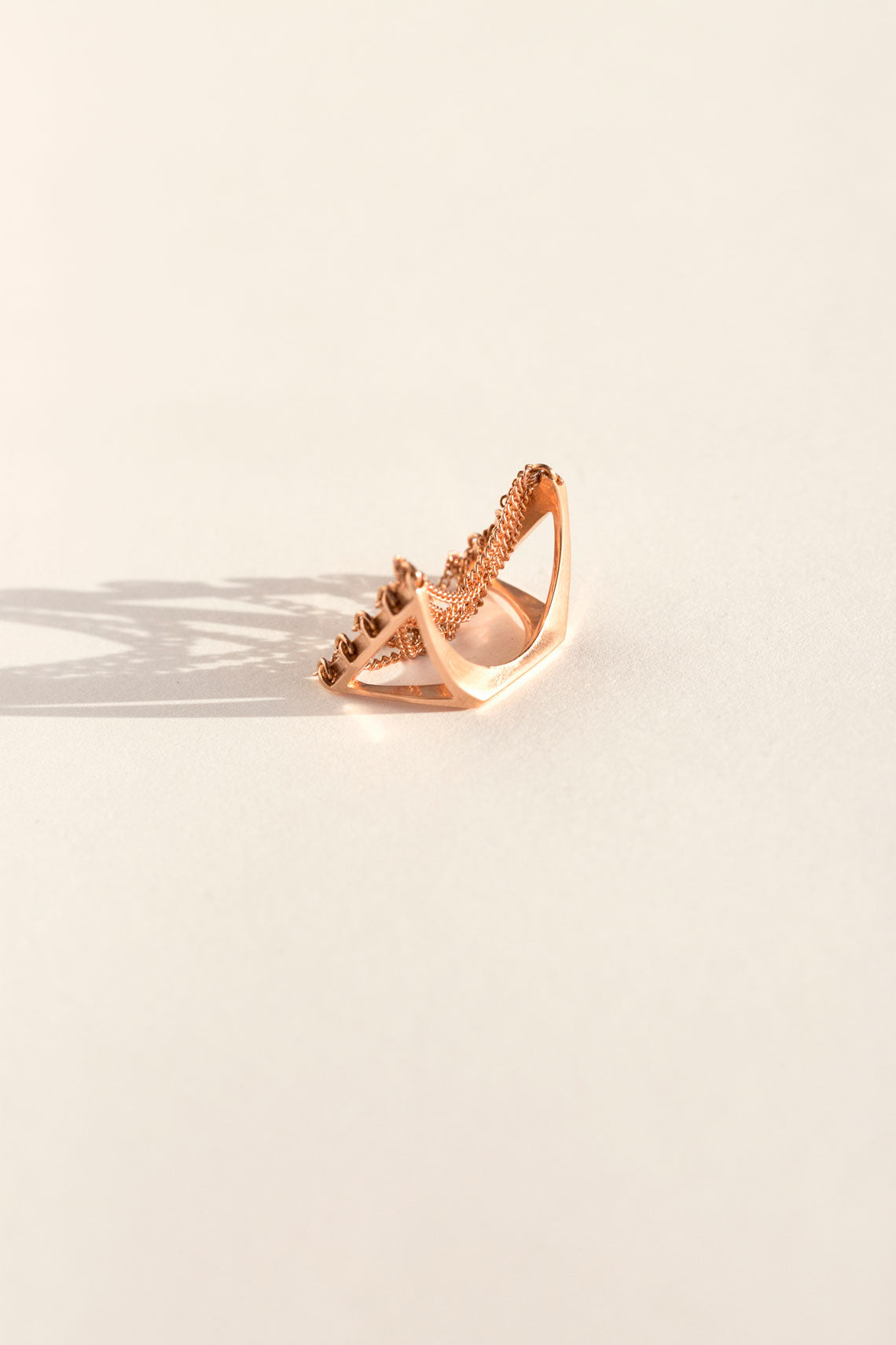 Rose Gold Suspension Ring