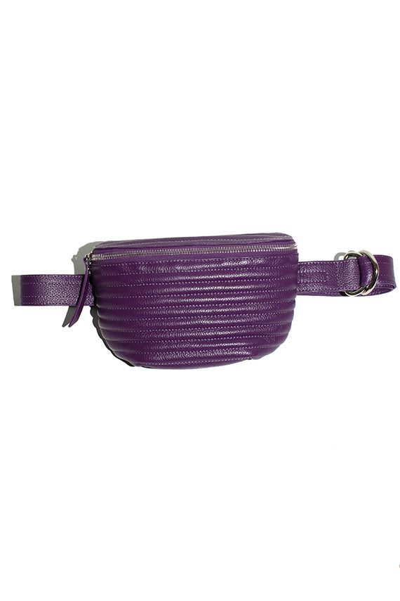 Purple leather fanny discount pack