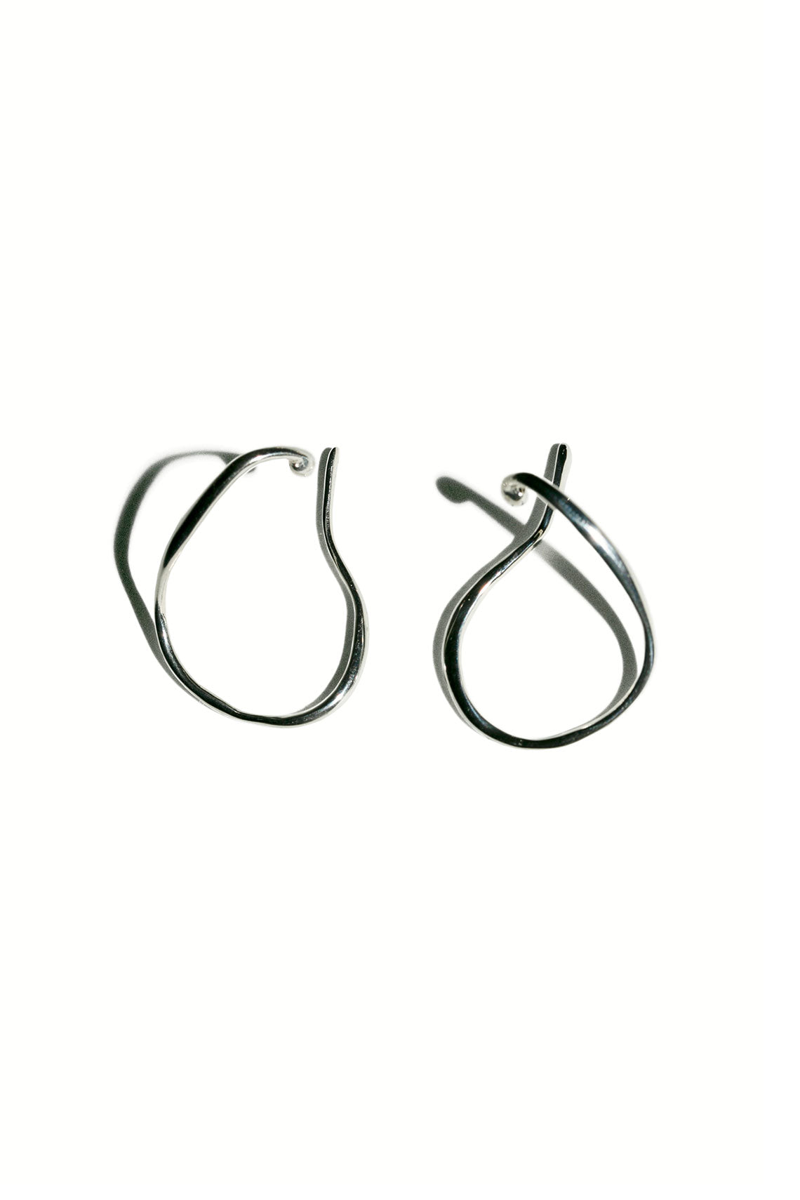 Faris - Silver Vinea Hang Earrings