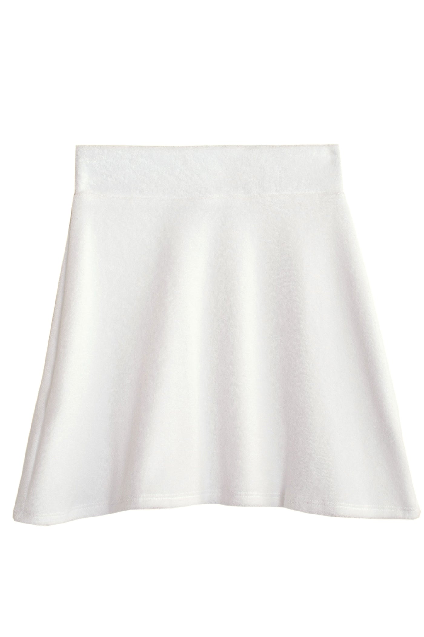 White Terry Tennis Skirt