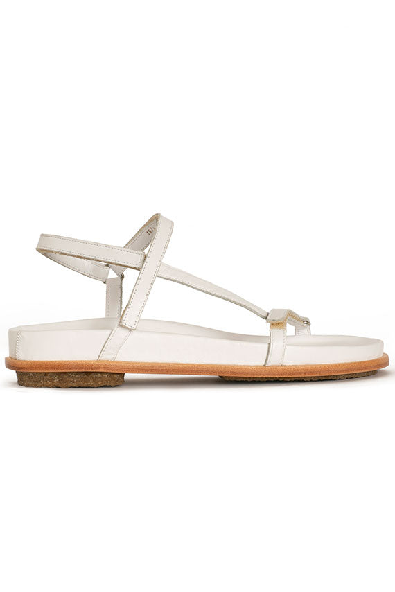 Off white flat discount sandals