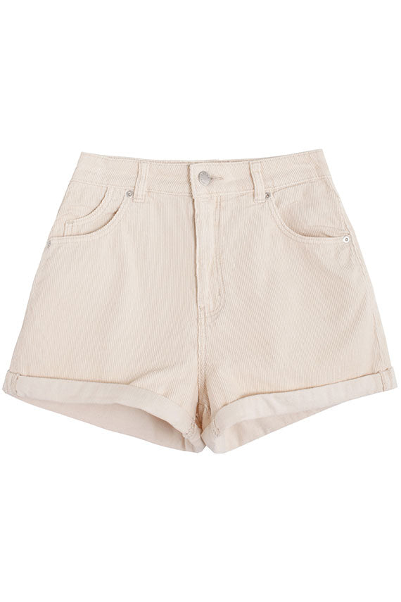 rollas tobacco cord duster short Poppy Rollas x Sofia Richie Yuma Corduroy Shorts Tobacco -