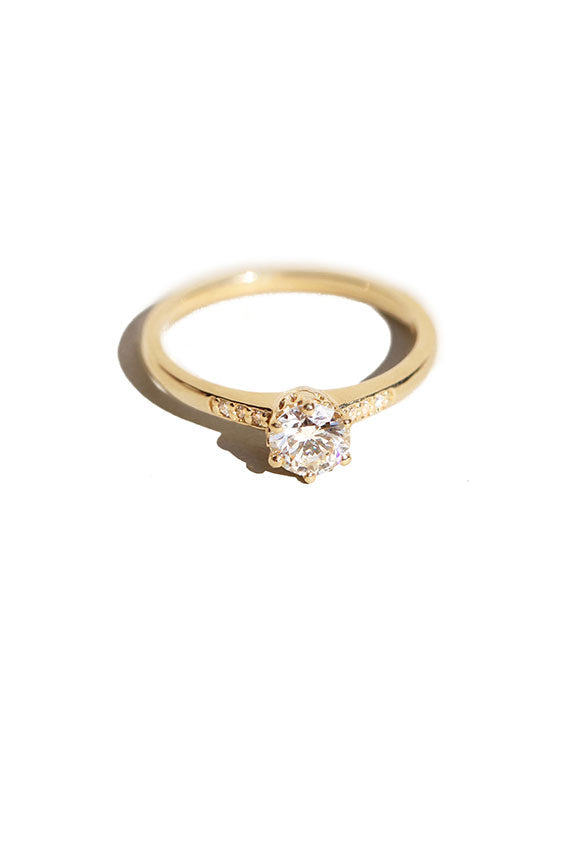 Hazeline clearance solitaire ring