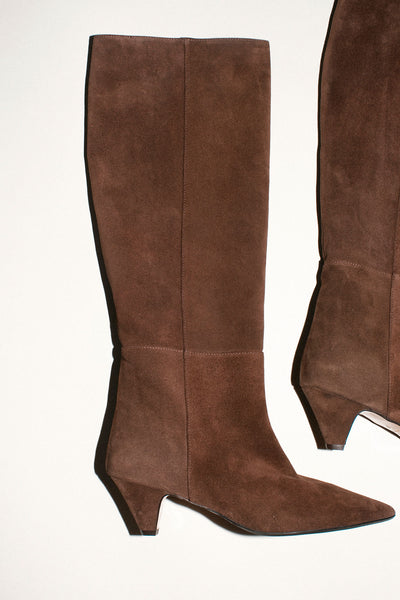 Brown Suede Kate Boot