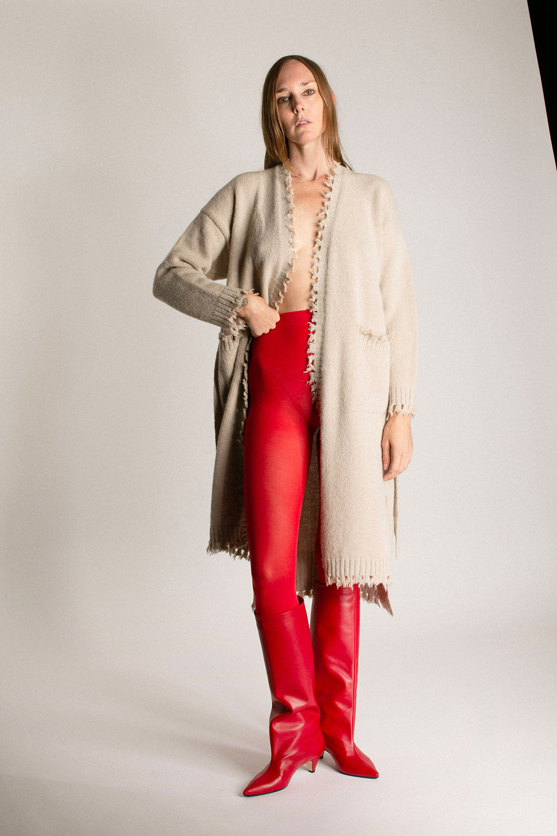 Rosso Calf Sandy Boot