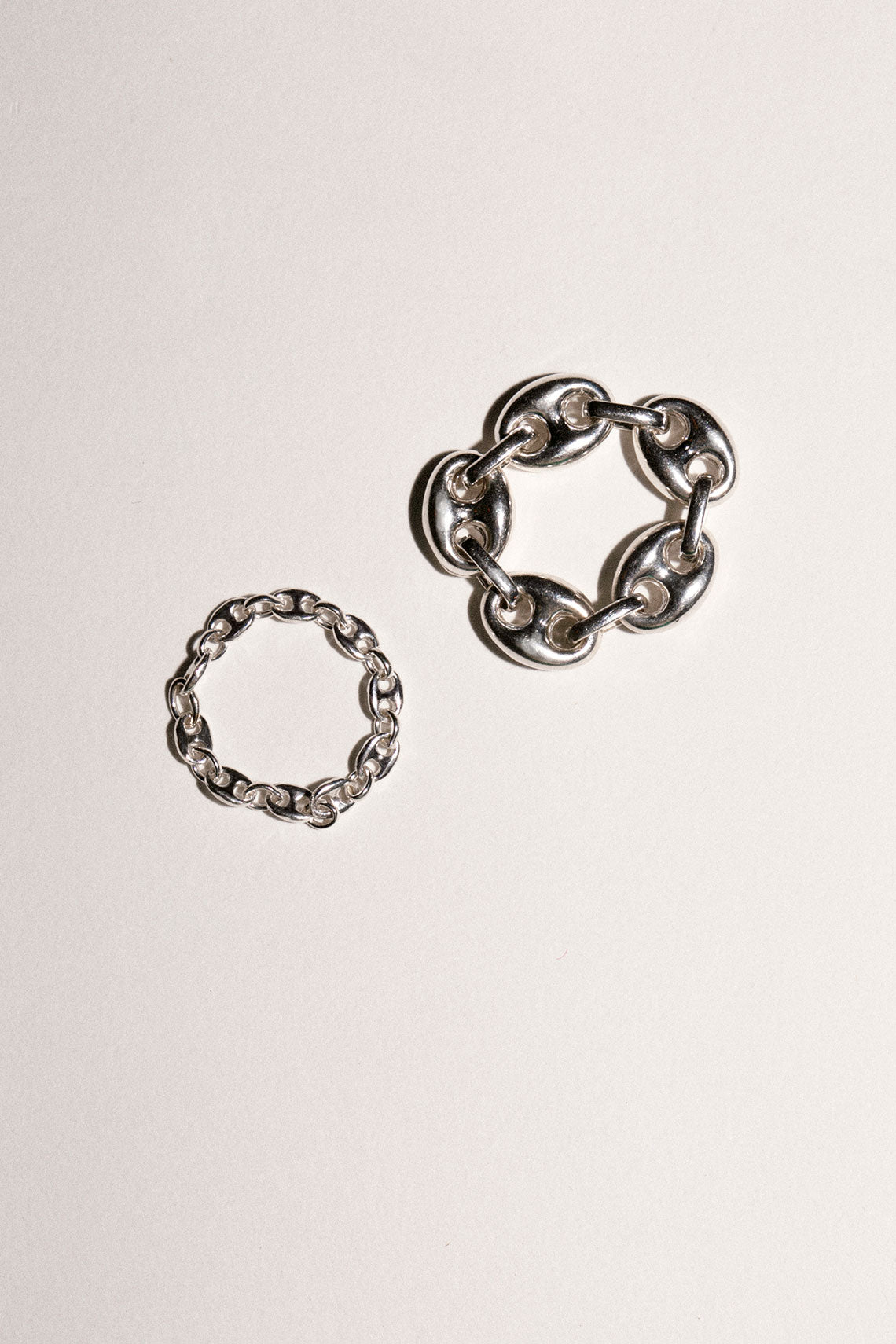 Silver Baby Brizo Chain Ring