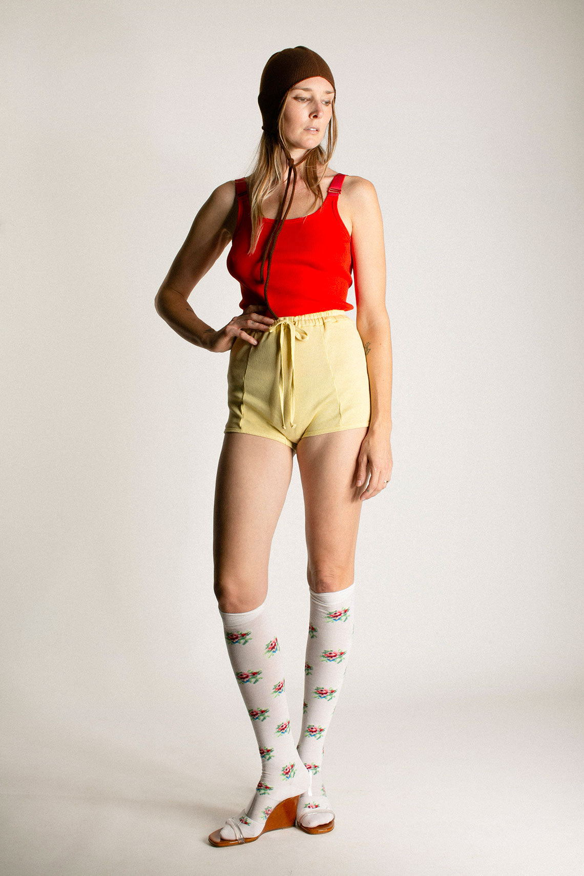 Chocolate Cashmere Knit Cap