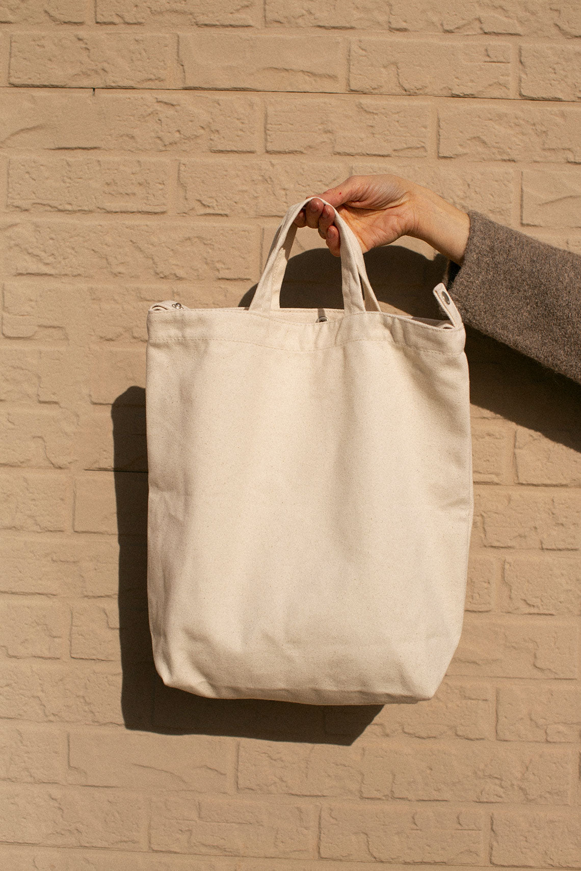 Natural Canvas Duck Tote