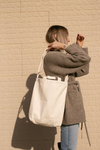 Natural Canvas Duck Tote