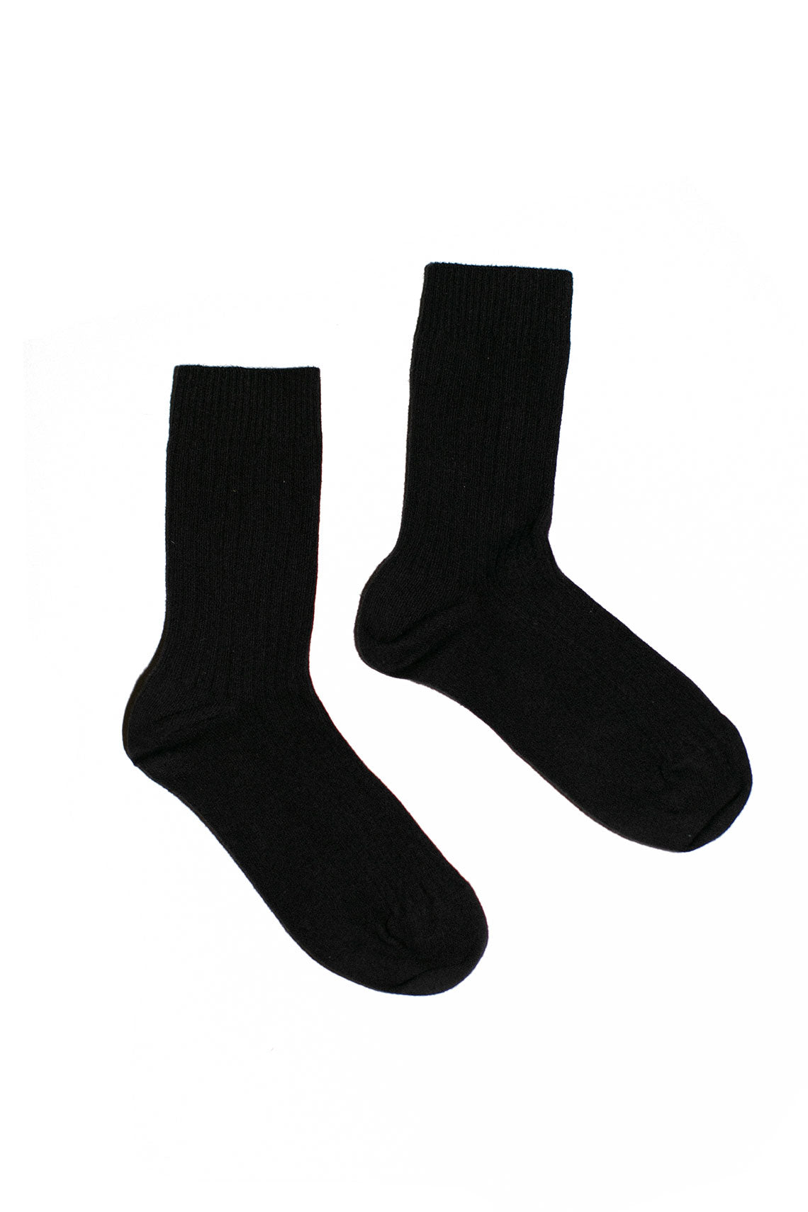 Black Rib Sock