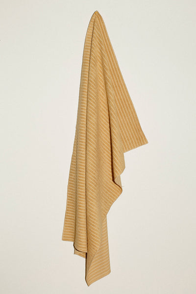 Brown Stripe Shell Towel