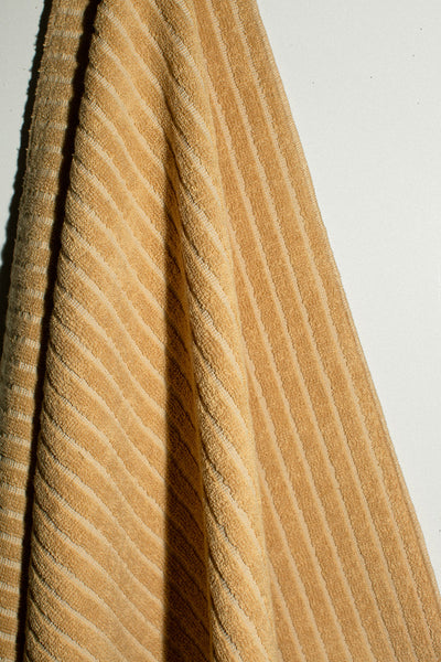 Brown Stripe Shell Towel