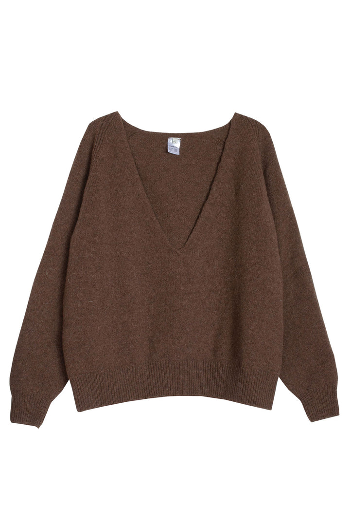 Baserange - Burel Brown Soar V Neck – BONA DRAG