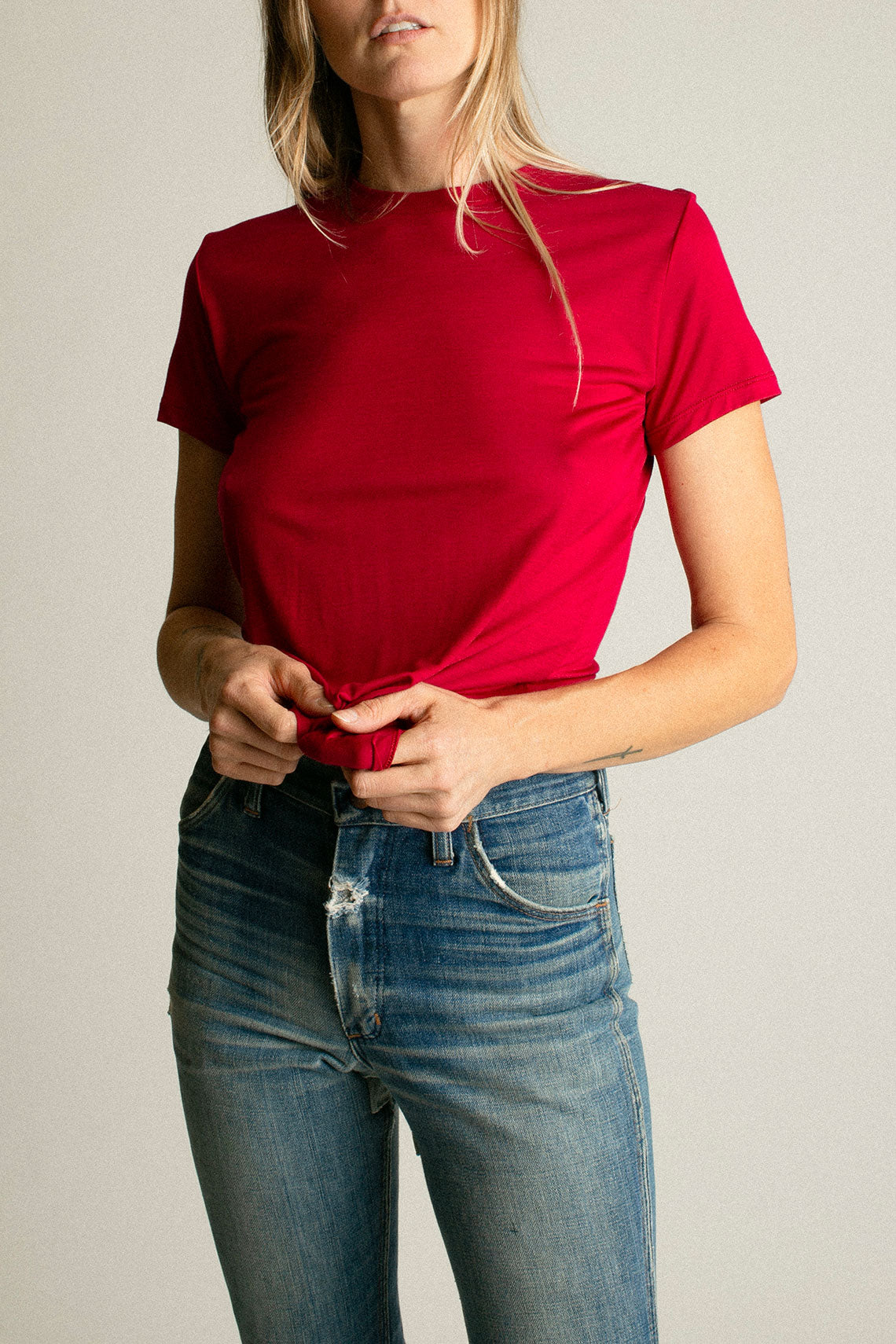 Fuschia Bamboo Tee