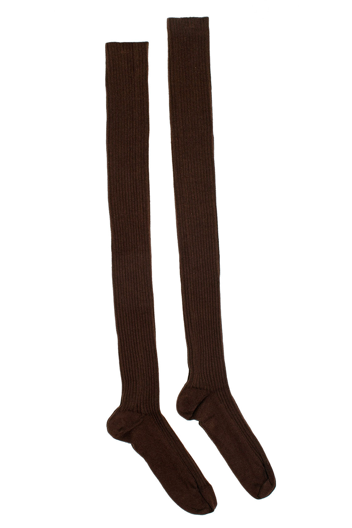 Orta Brown Overknee Sock