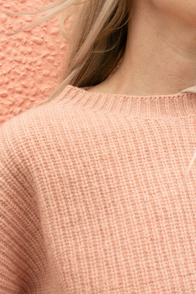 Pink Fa Recycled Wool Mea Pullover