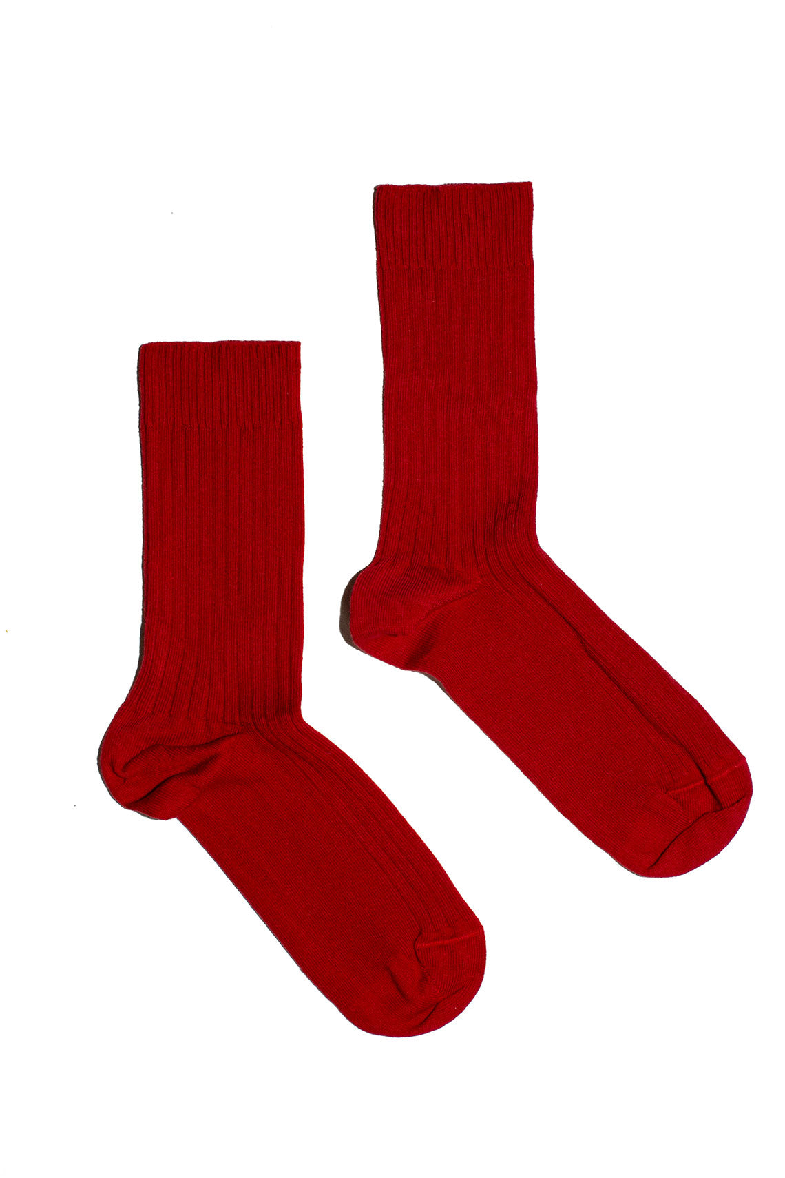 Team Red Rib Sock