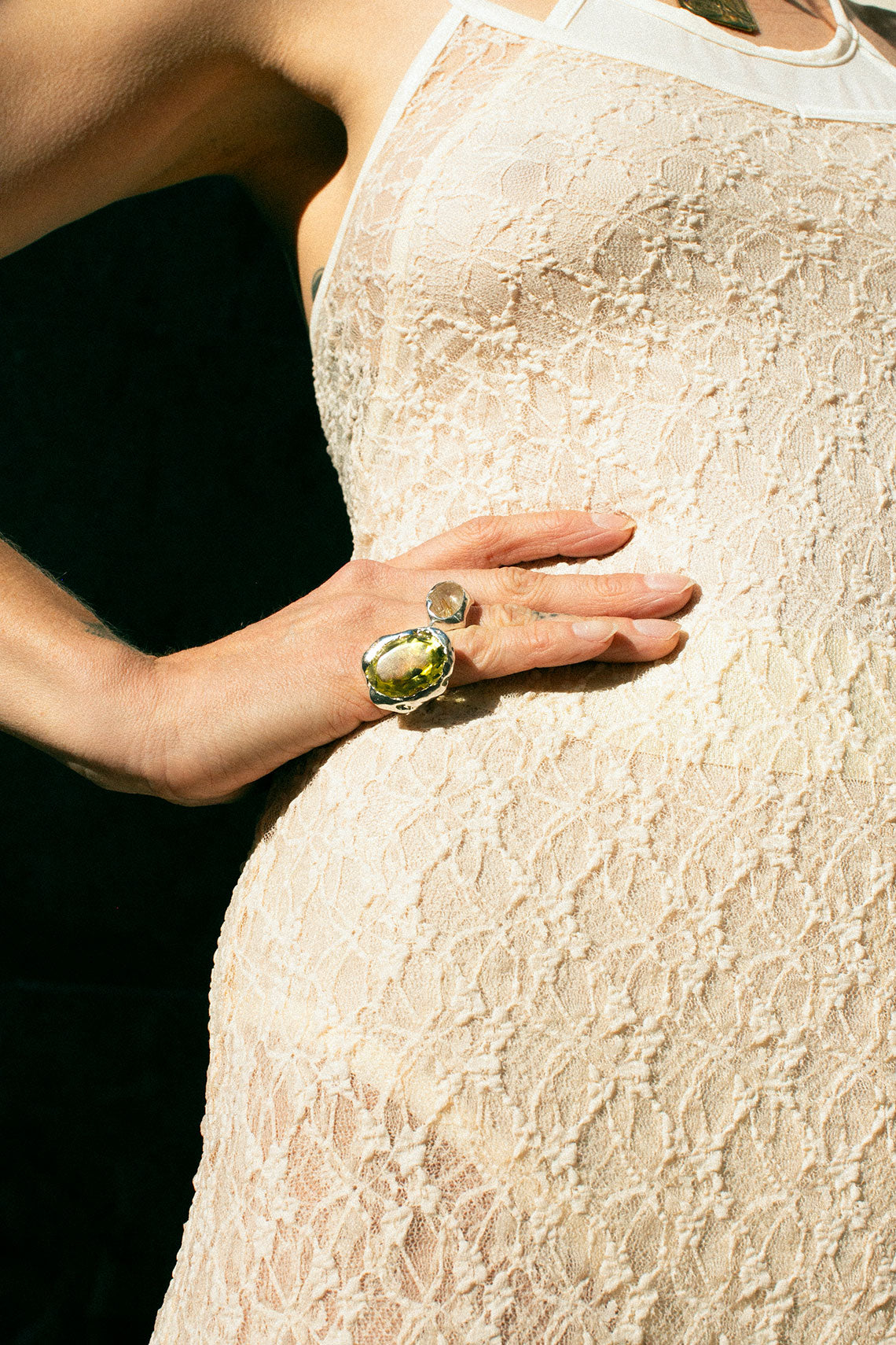 Golden Hour Brazilian Citrine Ring