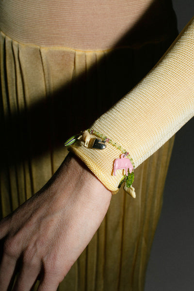 Miss Piggy Charm Bracelet