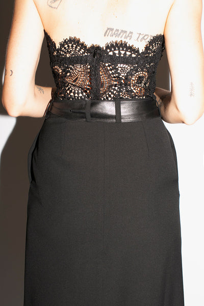 Black Minter Maxi Skirt