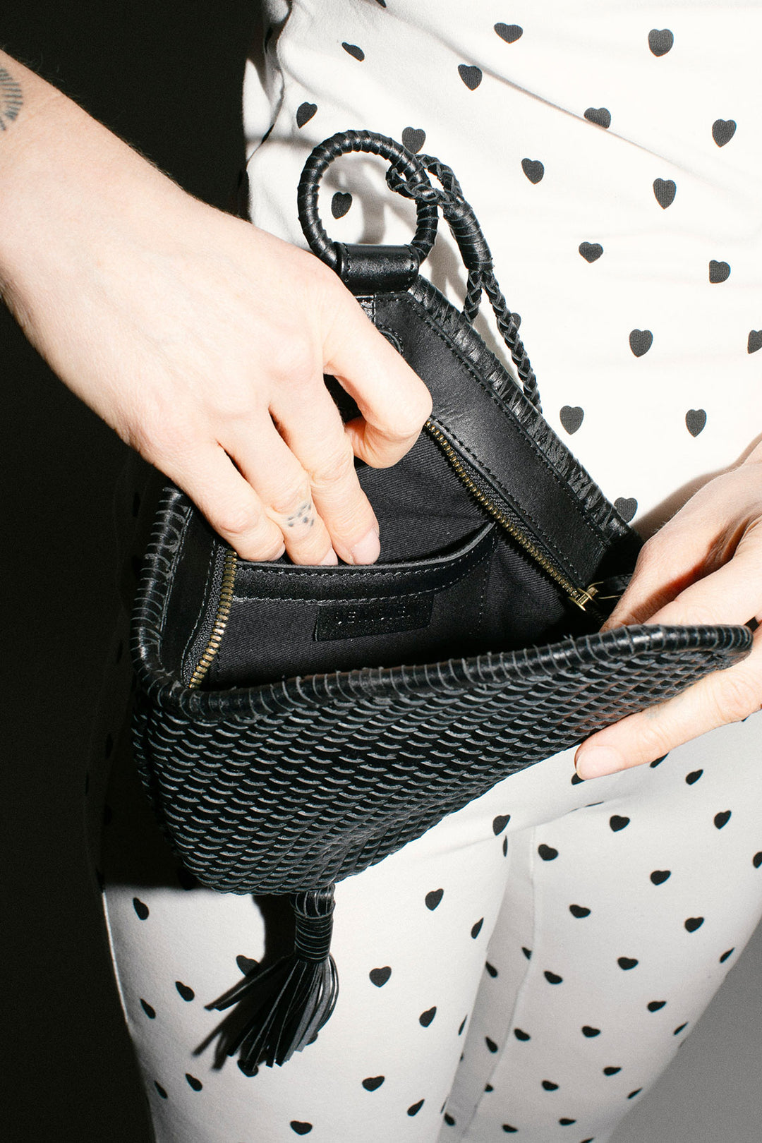 Bembien - Black Esme Tassel Bag – BONA DRAG