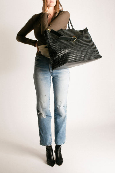 Black Woven Le Traveler