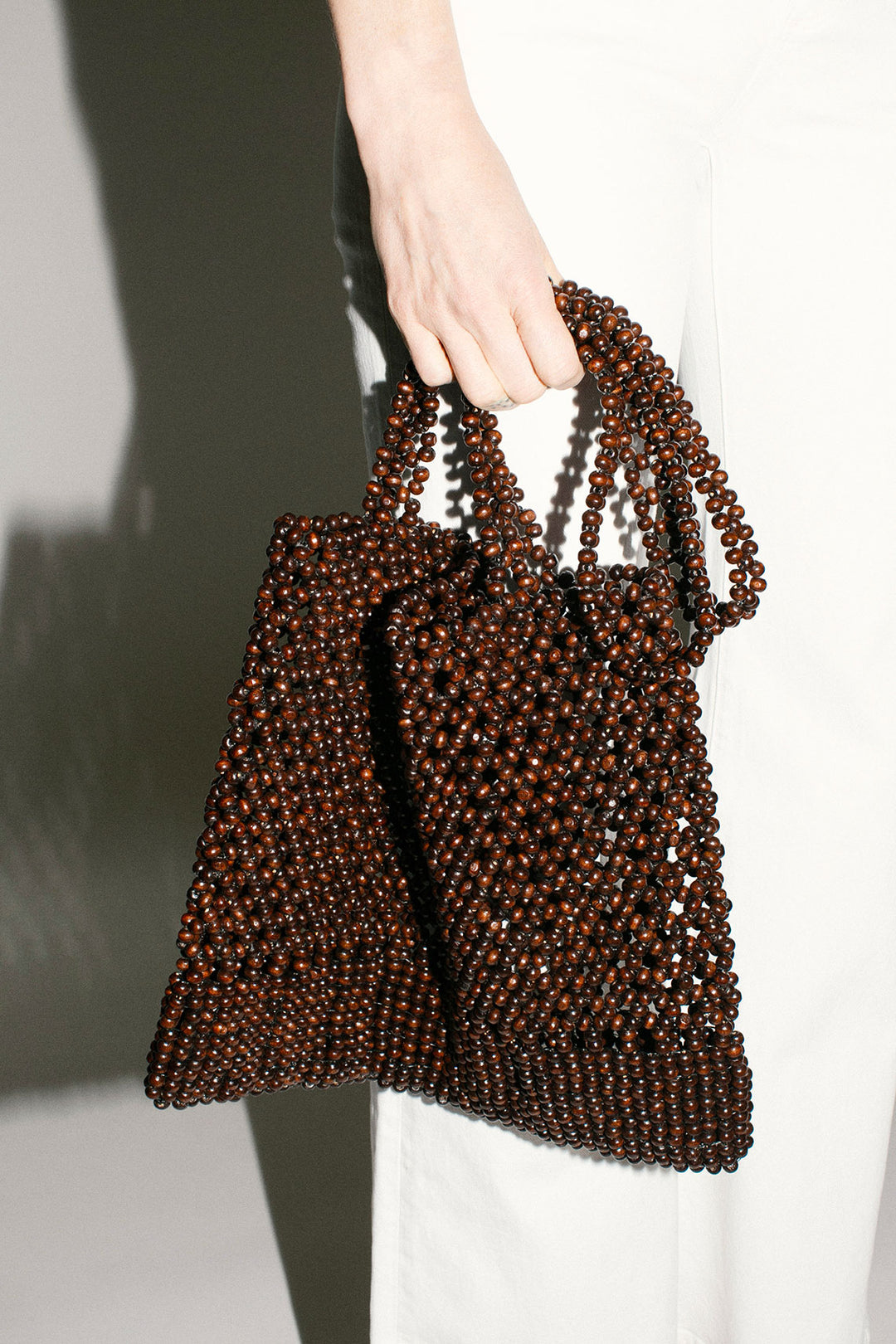Bembien - Brown Onda Beaded Tote – BONA DRAG