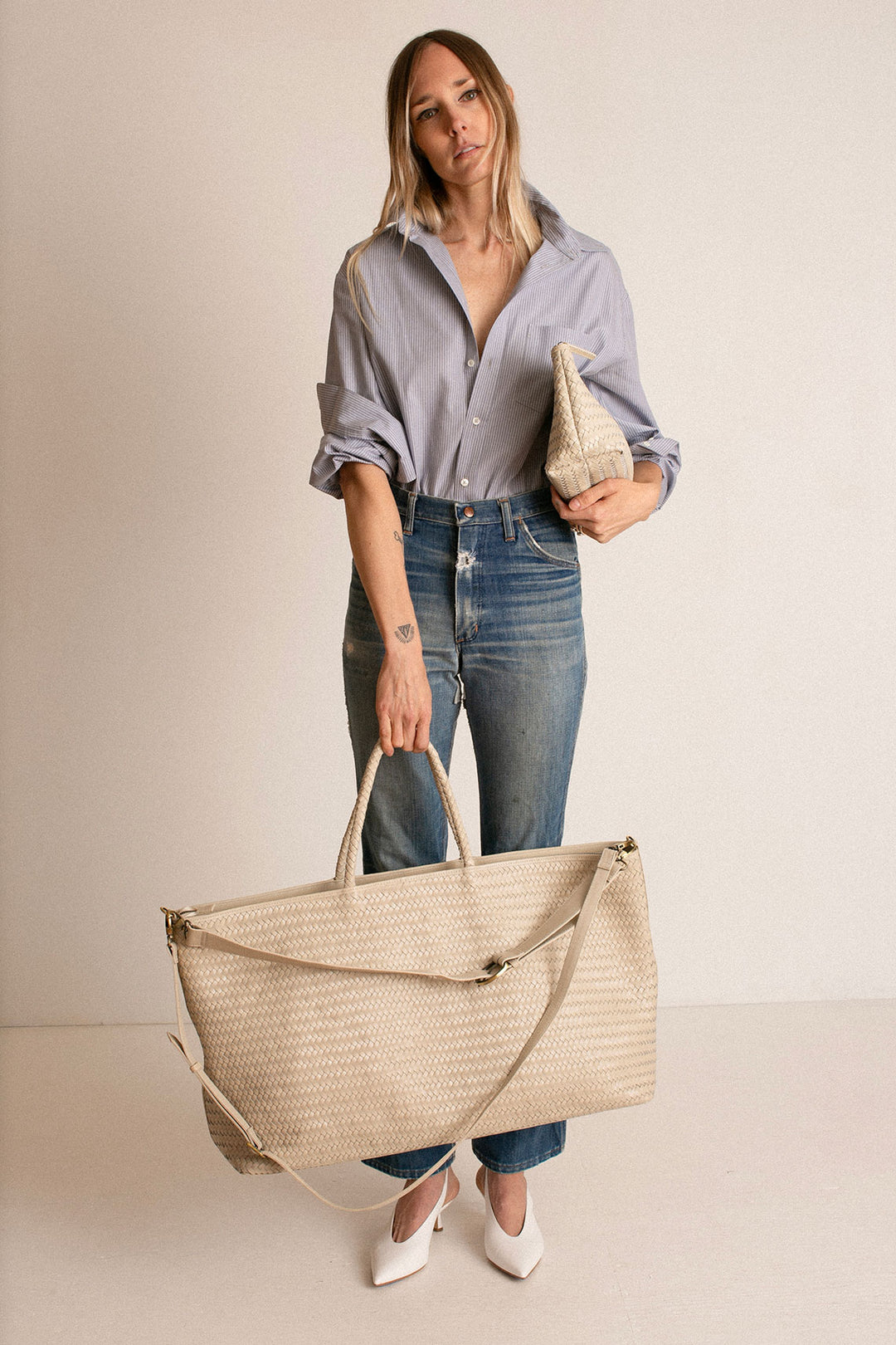 Bembien - Cream Woven Le Traveler – BONA DRAG