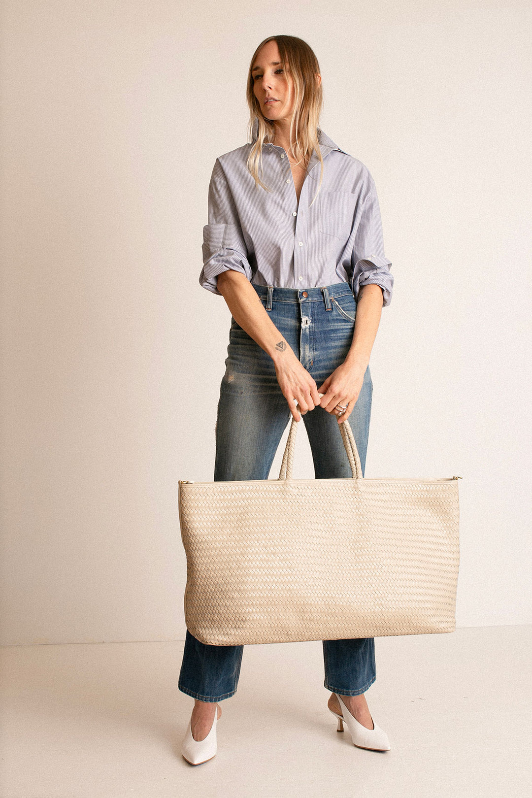 Bembien - Cream Woven Le Traveler – BONA DRAG