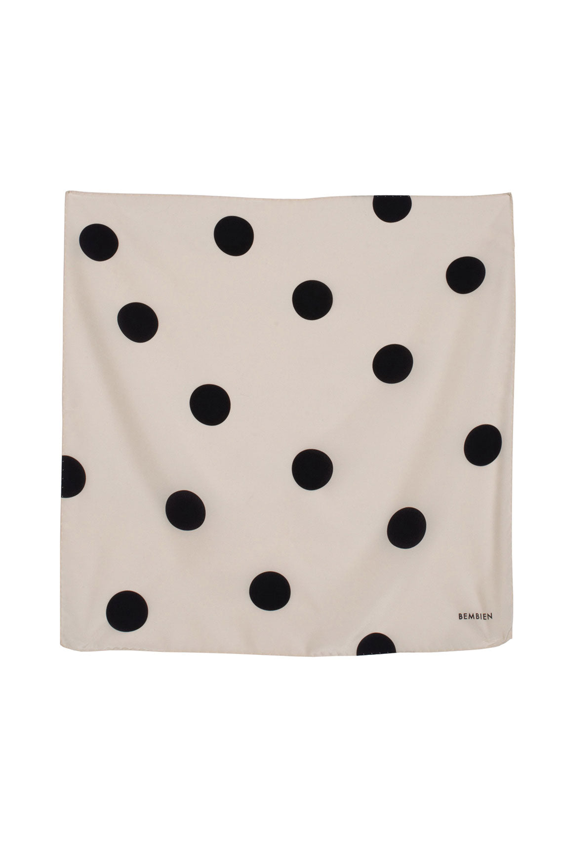 Cream Pois Scarf