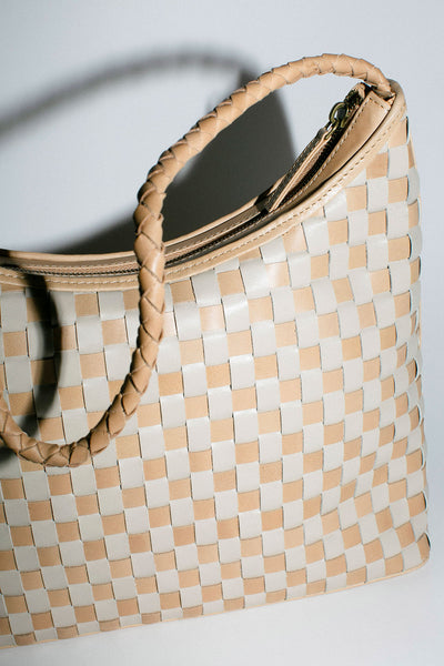 Cream & Caramel Check Marni Bag