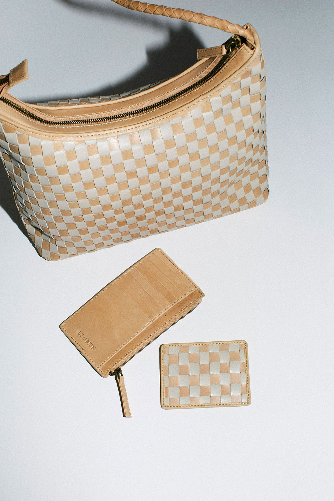Cream & Caramel Check Marni Bag