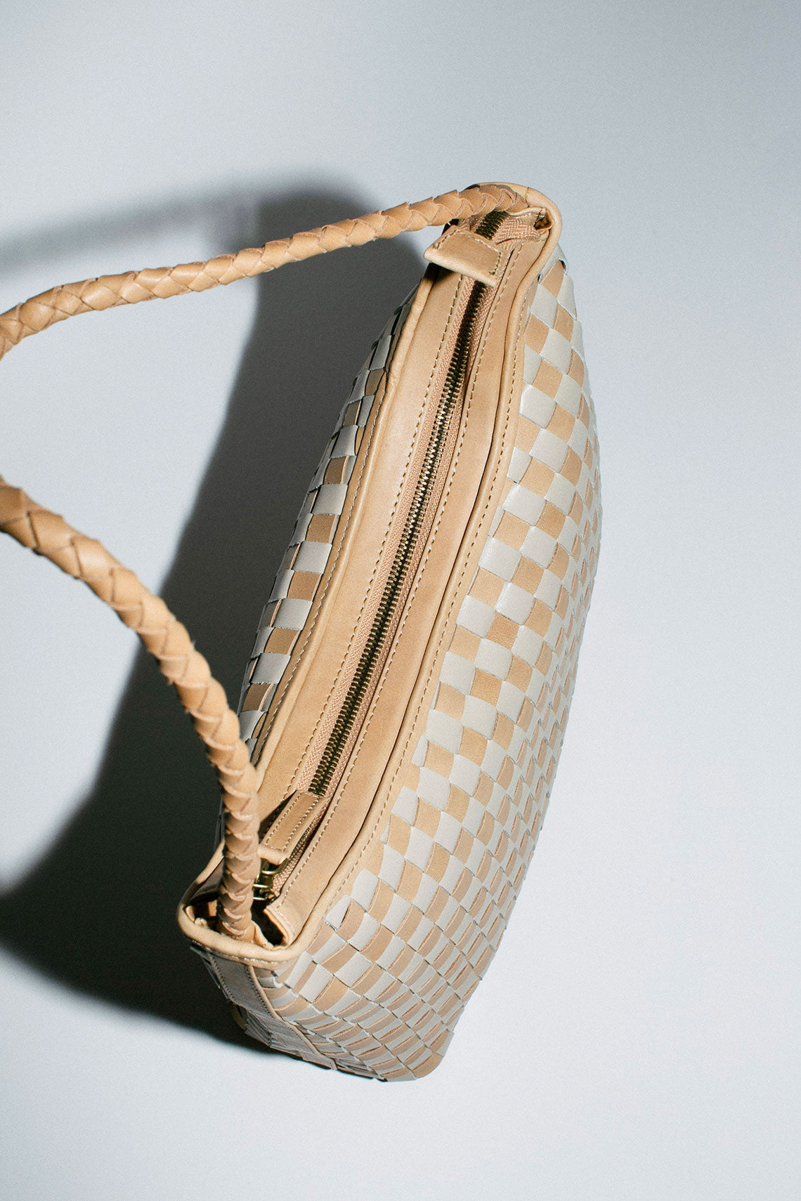 Cream & Caramel Check Marni Bag