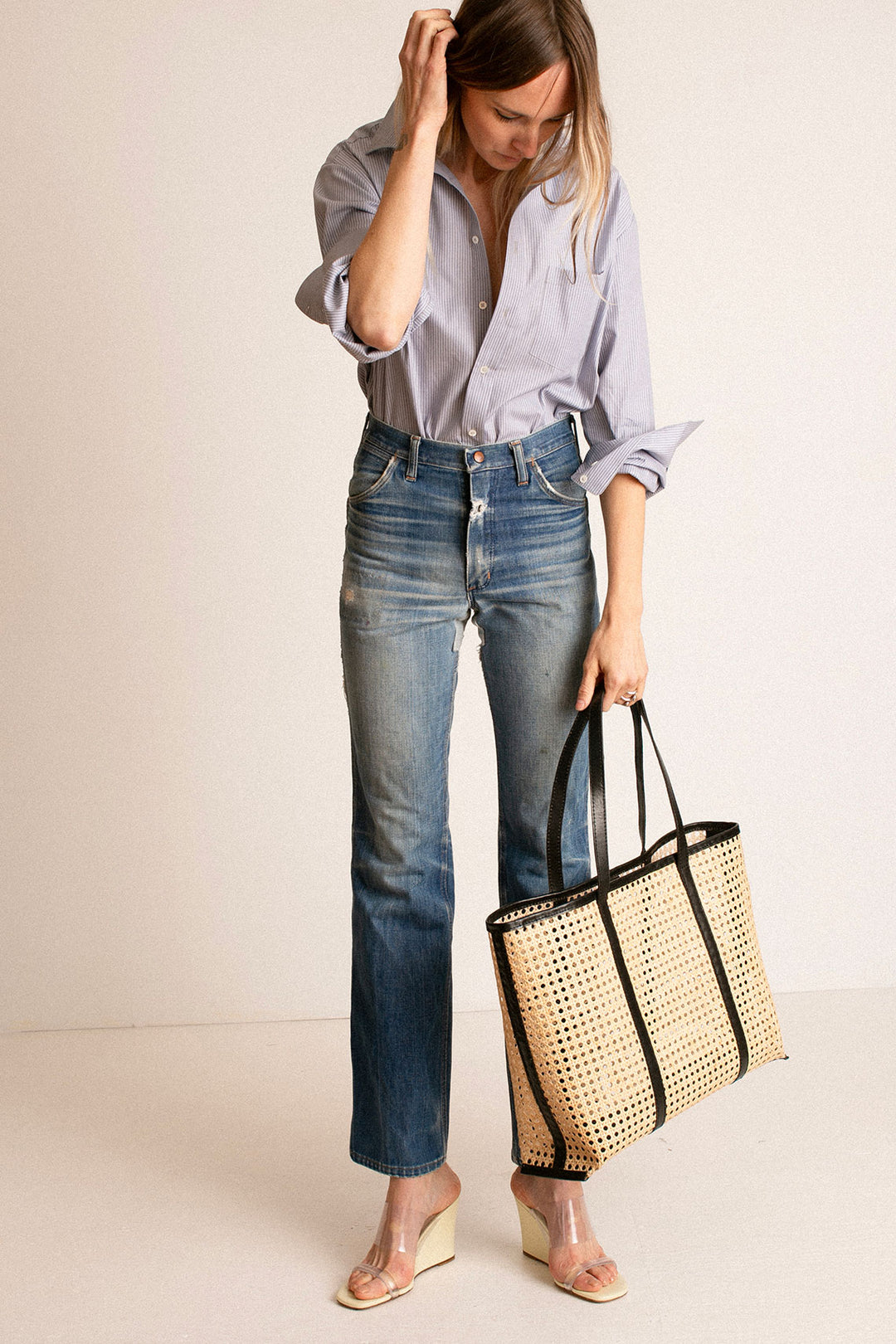 MAISON BOINET  RING BAG  ハラコ　レオパード メゾンボワネ MAISON BOINET ハラコミニボディバッグ ヒップ