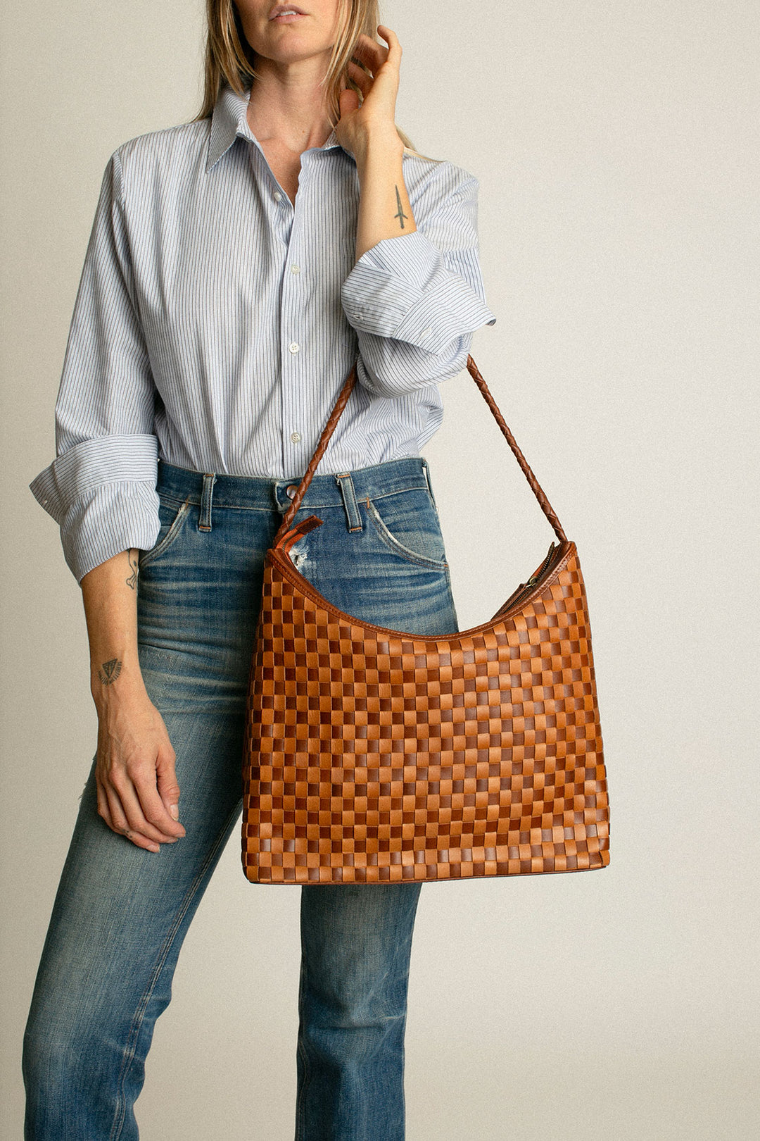 Bembien - XL Check Woven Marni Bag – BONA DRAG