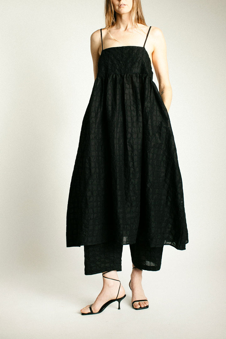 black crane mesh dress Black Crane