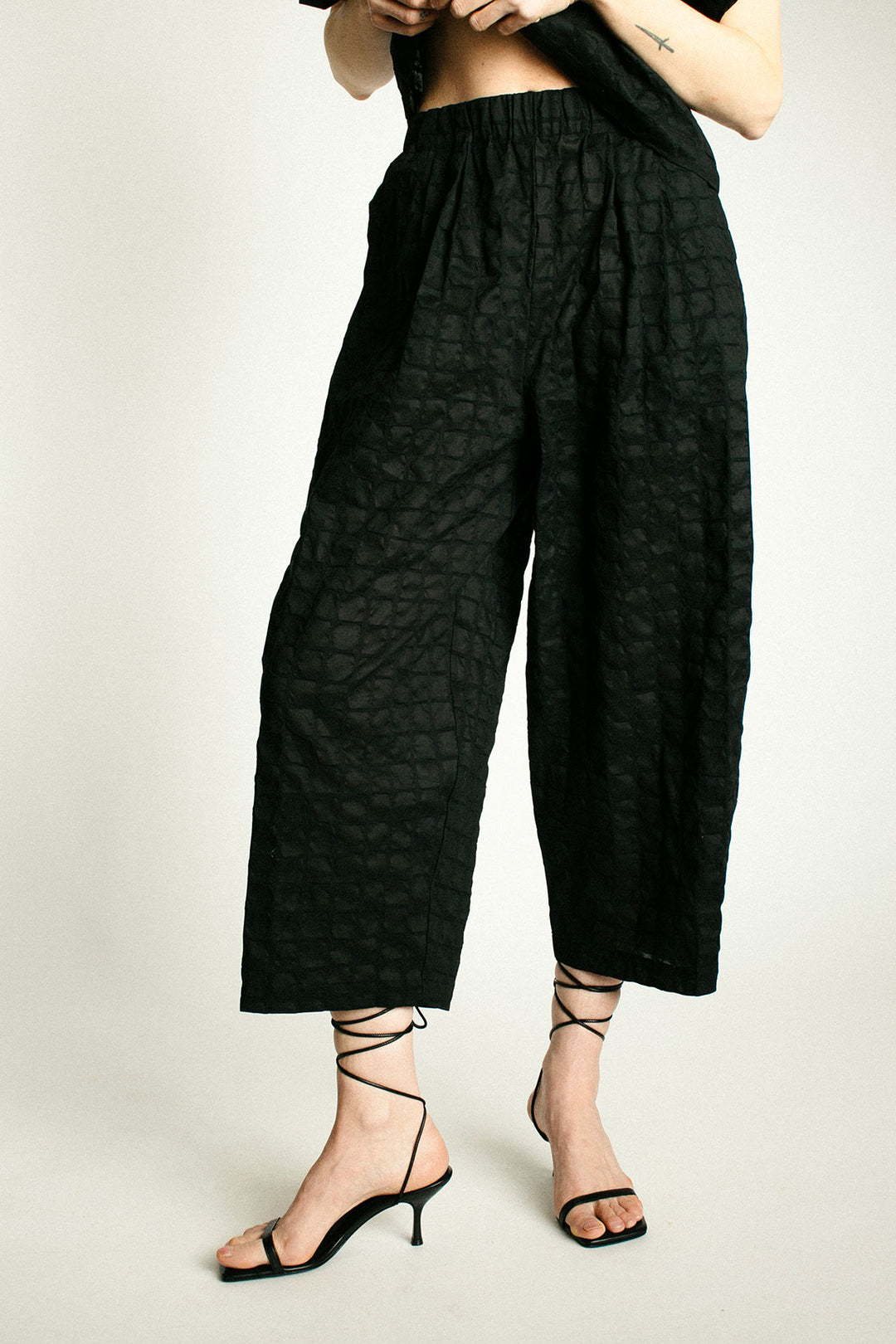 Black Crane - Black Ripple Pant – BONA DRAG