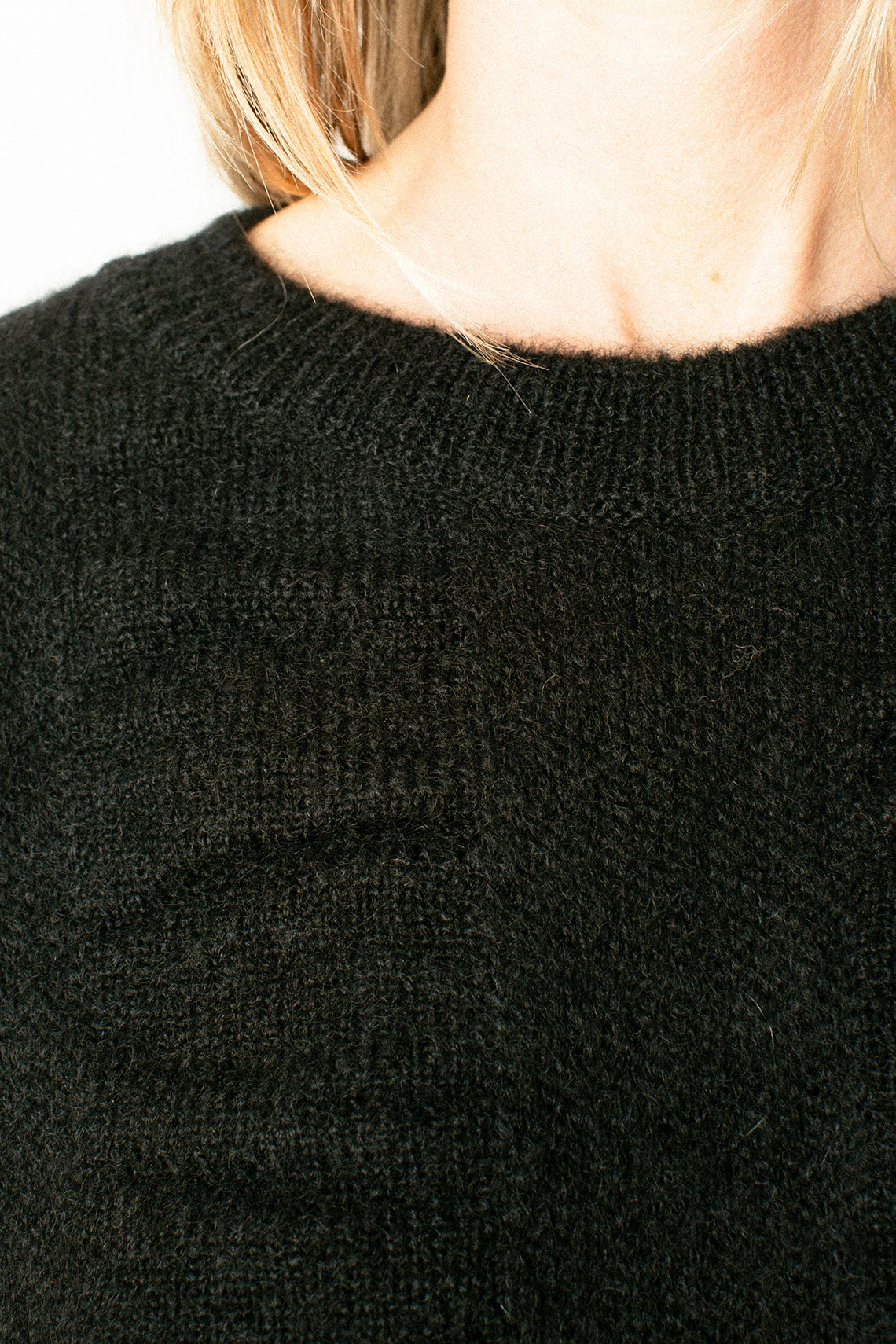 Black Waterfall Sweater