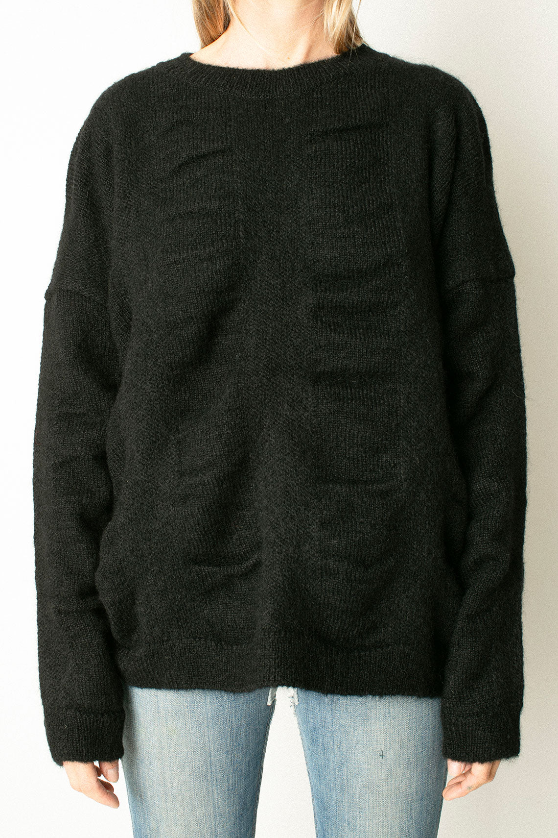 Black Waterfall Sweater