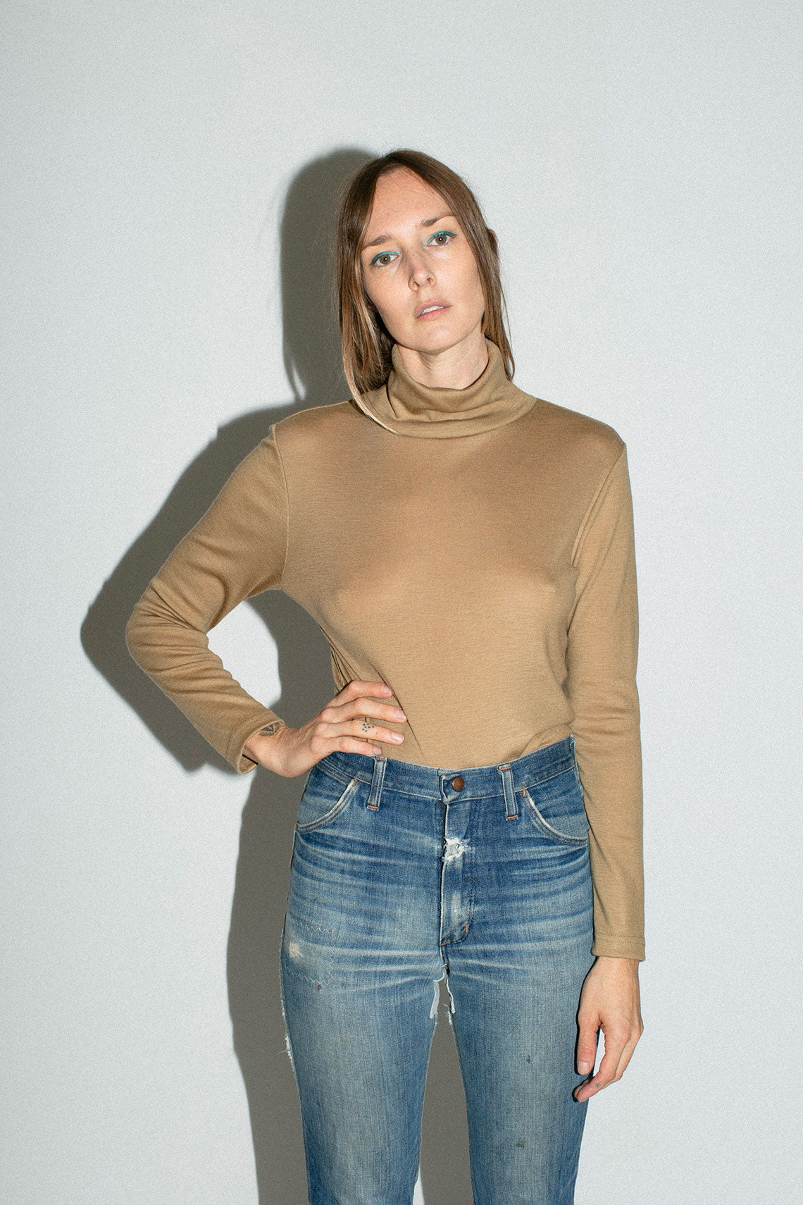 Camel Wool Turtleneck