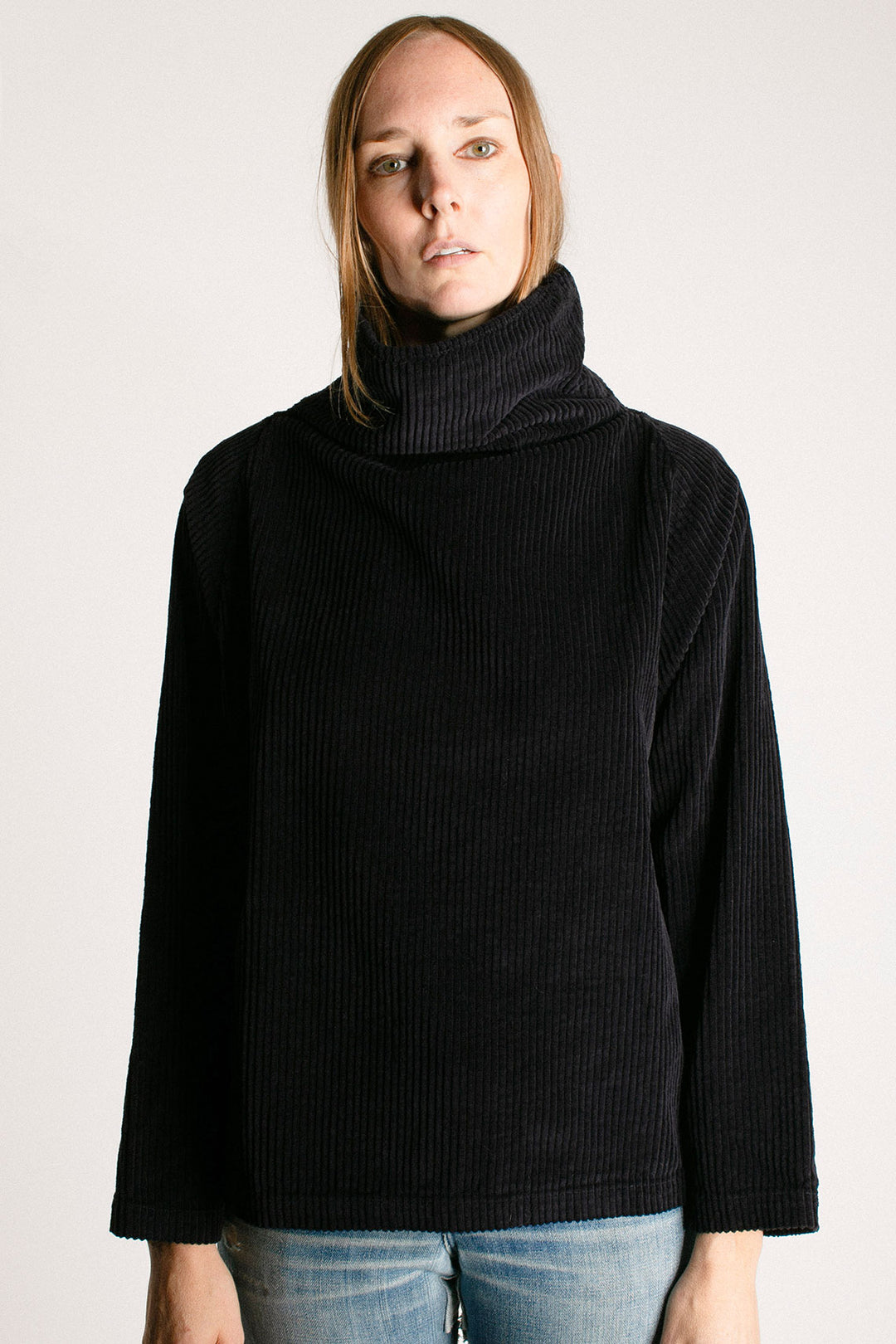 Black Crane - Dark Navy Corduroy Tube Top – BONA DRAG